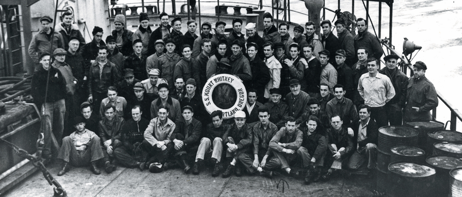 Historical Photo of Seagoing Cowboys