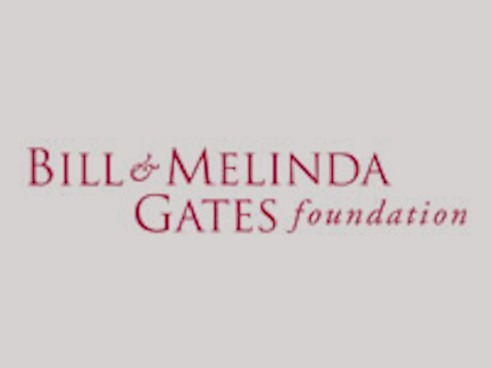 Bill and Melinda Gates Foundation logo.