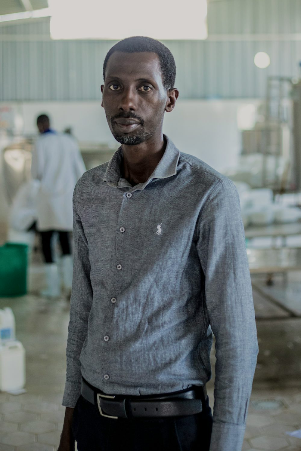 Image of Sam Kamugisha, driving force behind Rwanda's Nyagatare Dairy Cooperative.