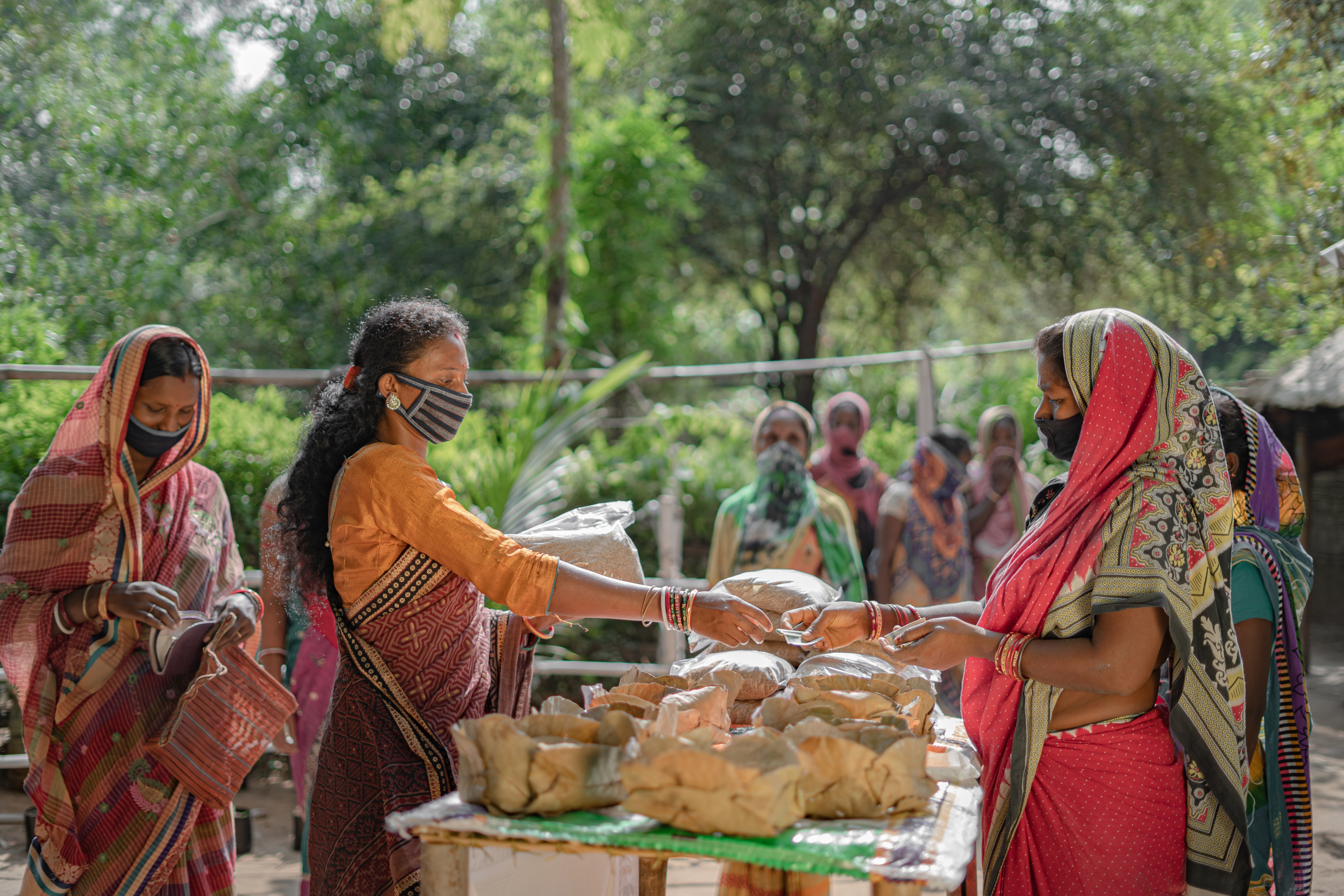 The sale of high quality chicken feed is an additional income that supports entrepreneurs like Lata Marndi. The profits from her feed mill are already paying off.Image by Heifer International/Pranab K. Aich